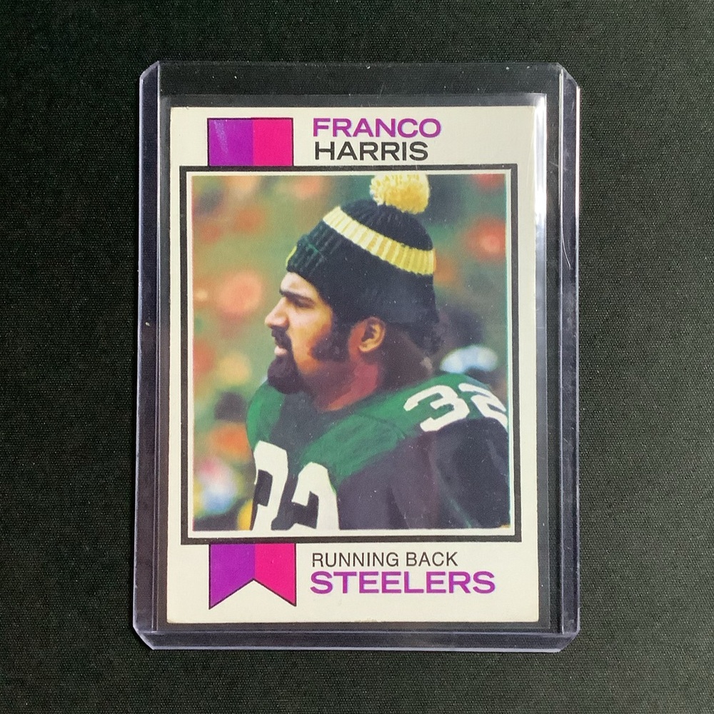 1973 Topps Football Franco Harris #89 RC Rookie Card / Pittsburgh Steelers